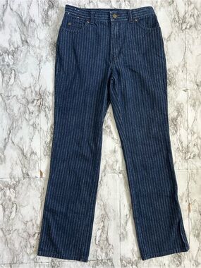 Lucky Star size 31 Vintage 70s 80s 90s ? Unique rare railroad stripe indigo dye